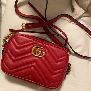 Authentic Red Gucci small bag